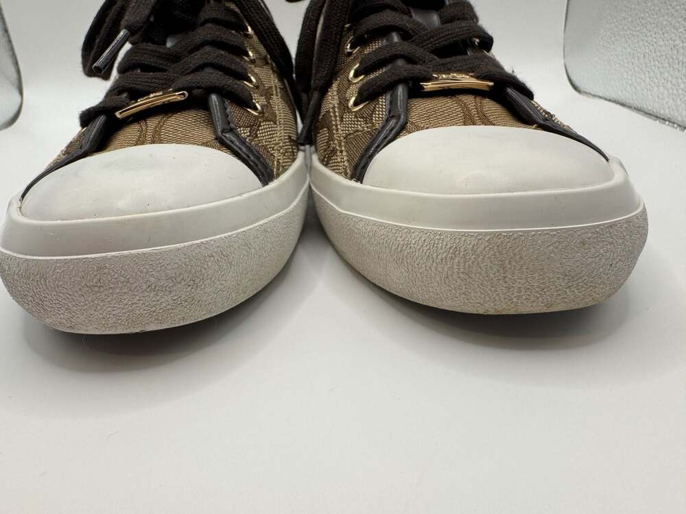 Coach Empire Signature Canvas Low Top Sneakers 9 - Picture 3 of 10